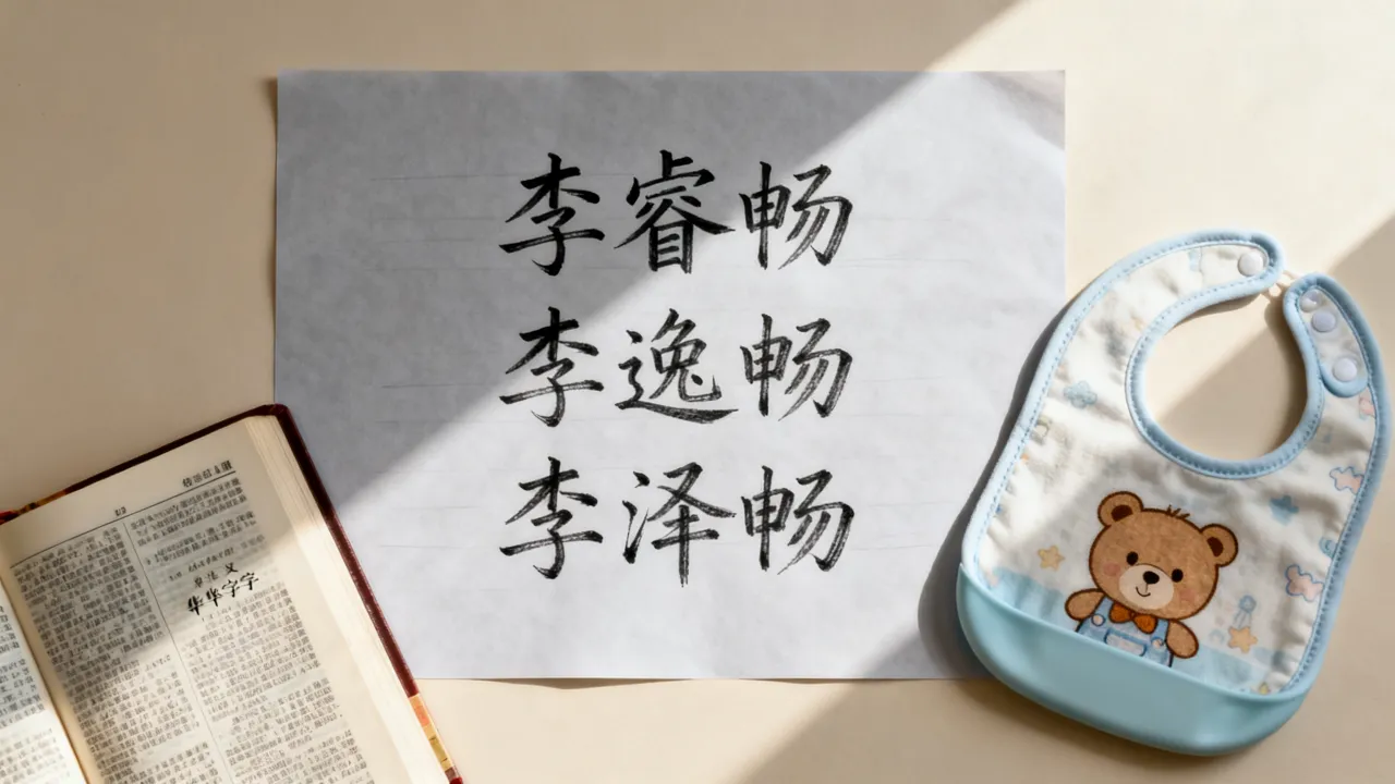 男宝宝起名李什么畅好听？李姓畅字男孩最佳名字推荐