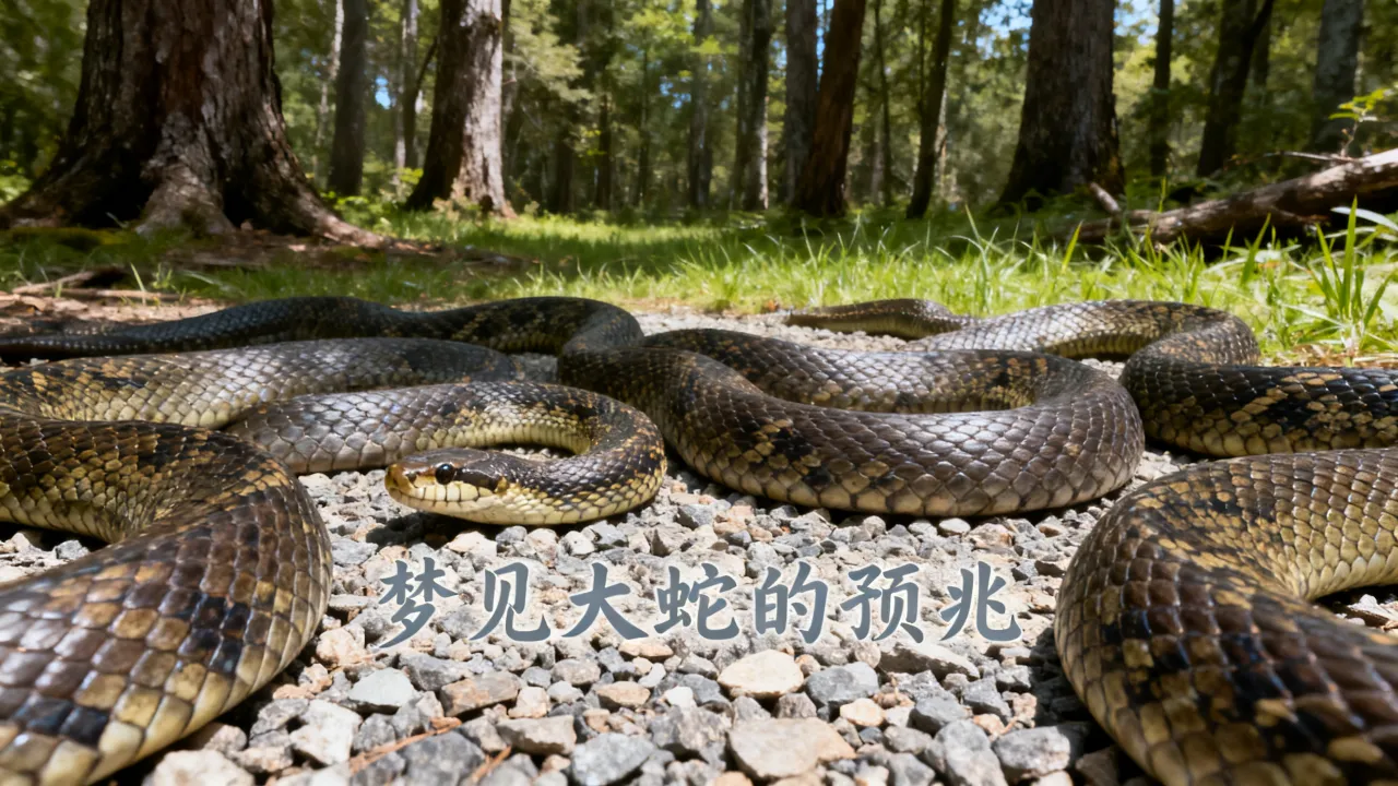 梦见多条大蛇是什么意思，梦见大蛇是什么预兆