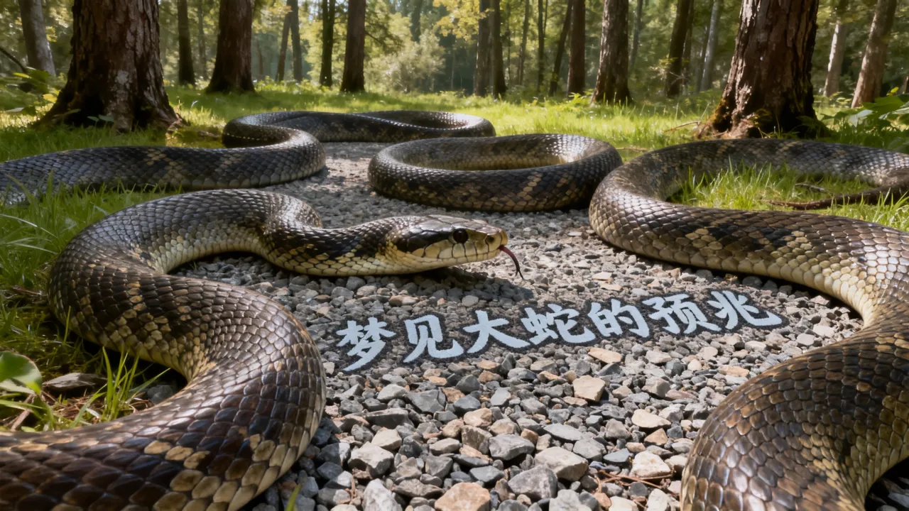 梦见多条大蛇是什么意思，梦见大蛇是什么预兆