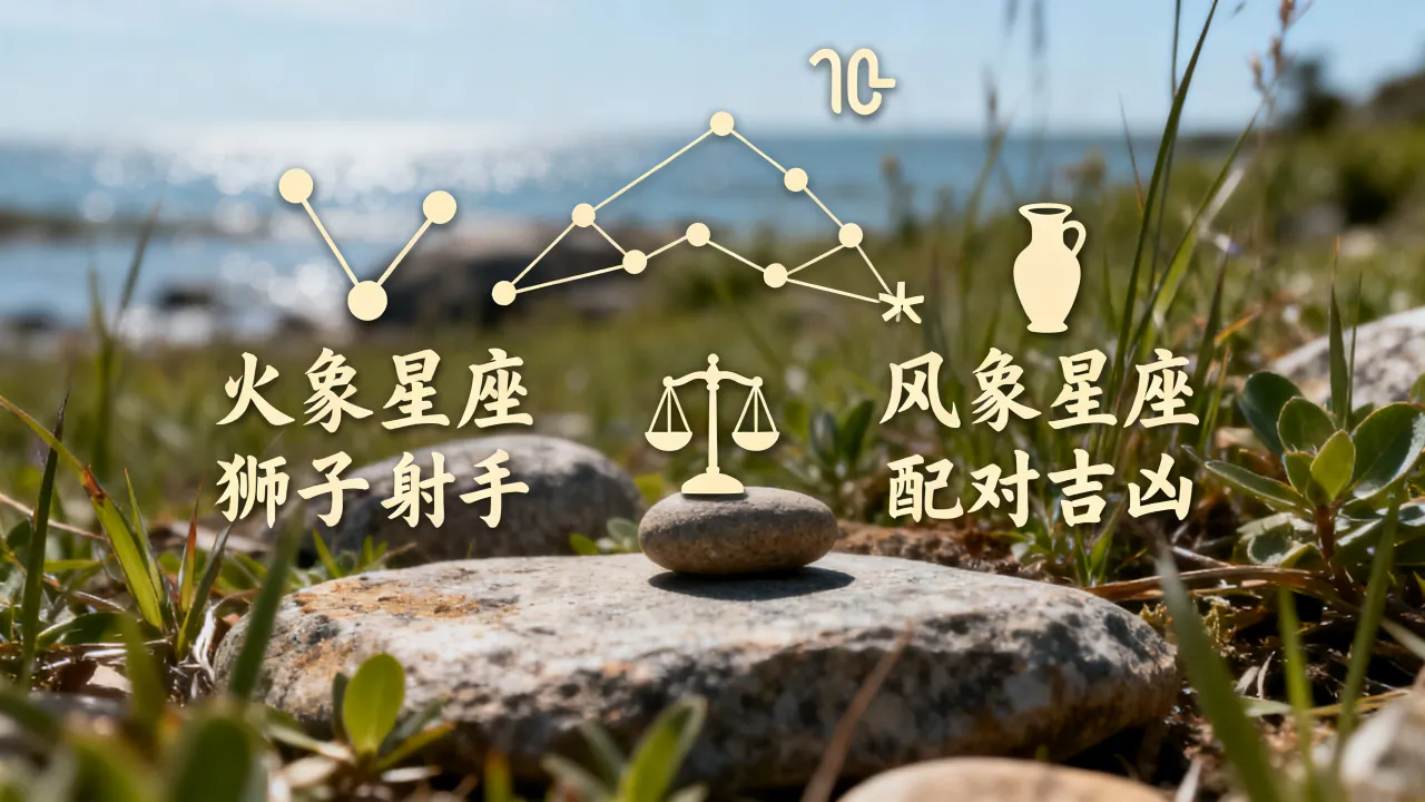 火象风向怎么算吉凶，火象星座和风象星座配对吉凶怎么看