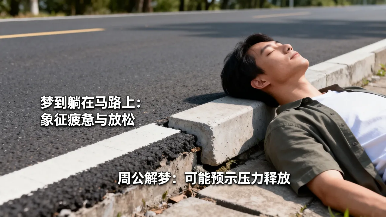 梦到躺在马路上有什么寓意吗,梦见躺在马路上预示什么周公解梦 梦到躺在马路上有什么寓意吗,梦见躺在马路上预示什么周公解梦