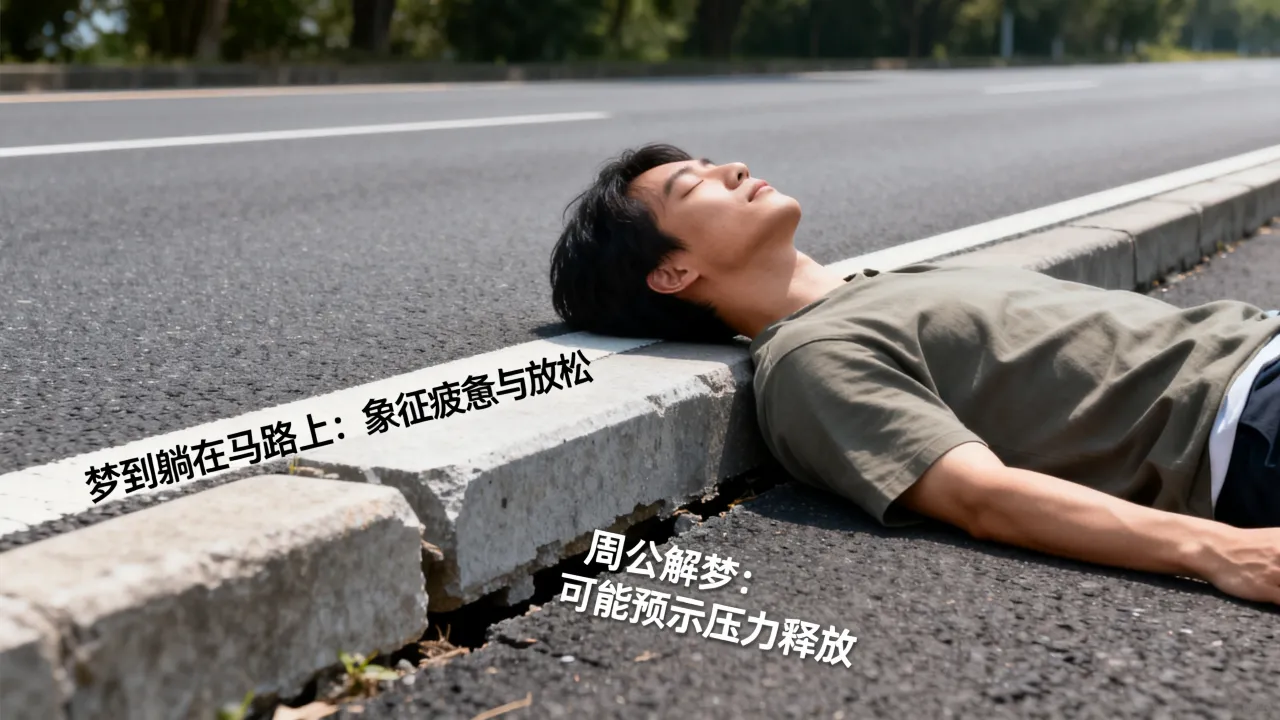 梦到躺在马路上有什么寓意吗,梦见躺在马路上预示什么周公解梦 梦到躺在马路上有什么寓意吗,梦见躺在马路上预示什么周公解梦