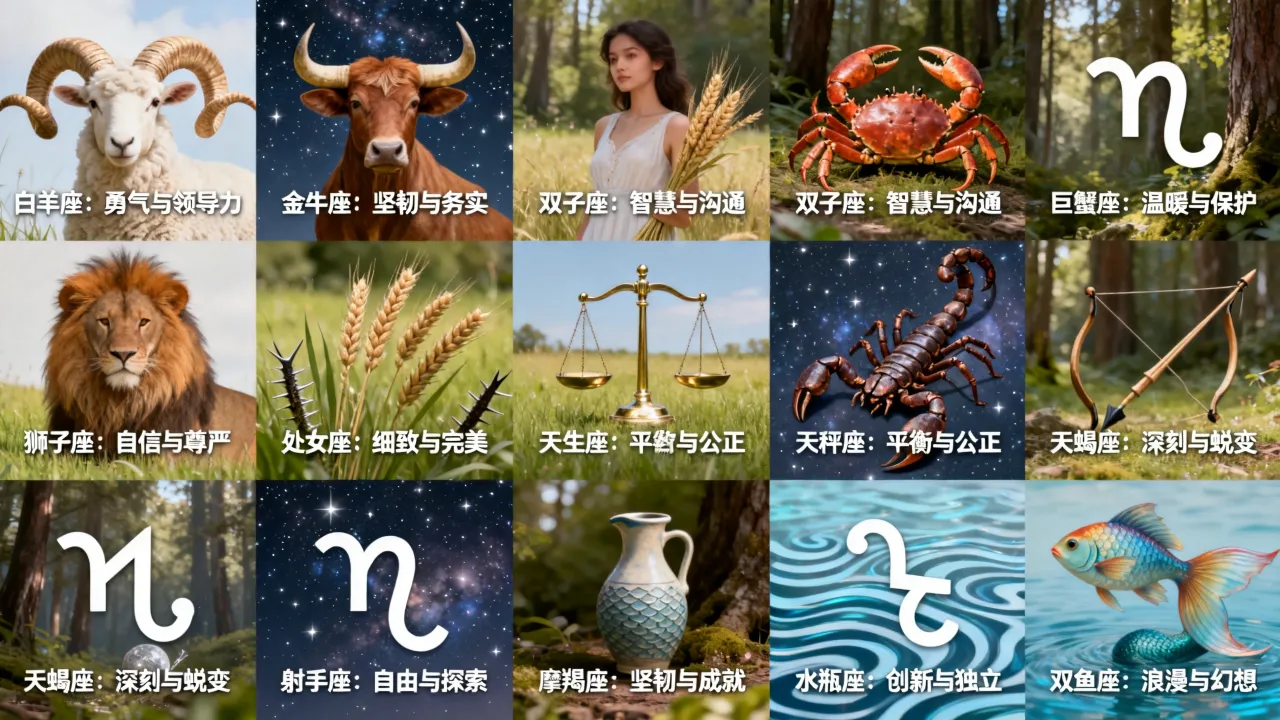 十二星座的由来与意义是什么？十二星座是怎么来的