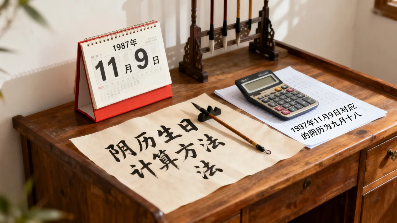 1987年11月9日阴历是几月几号,阴历生日怎么算 1987年11月9日阴历是几月几号,阴历生日怎么算