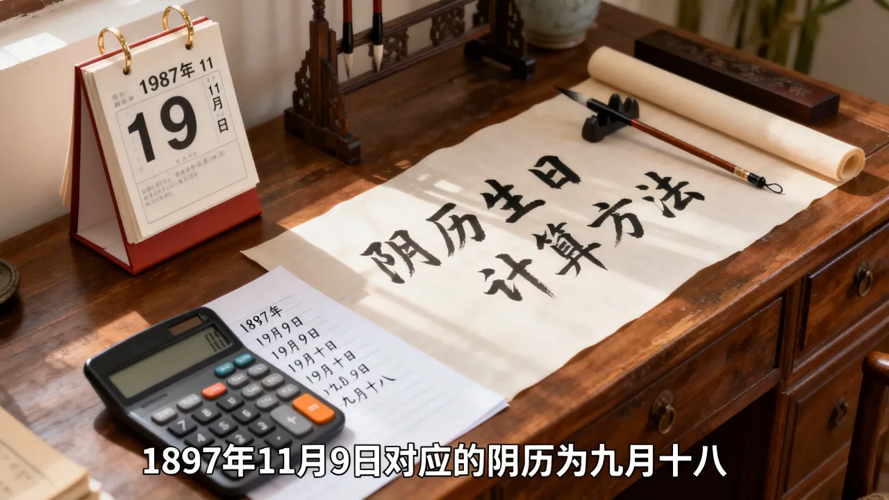 1987年11月9日阴历是几月几号,阴历生日怎么算 1987年11月9日阴历是几月几号,阴历生日怎么算