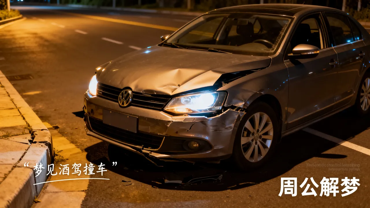 梦见酒驾撞车有什么寓意吗，周公解梦梦见酒驾撞车是什么预兆
