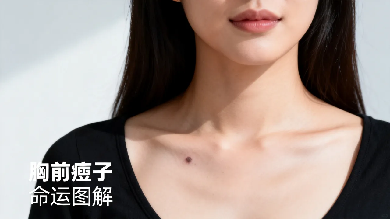 胸前痦子命运图解是什么,胸前长痦子代表什么命运 胸前痦子命运图解是什么,胸前长痦子代表什么命运