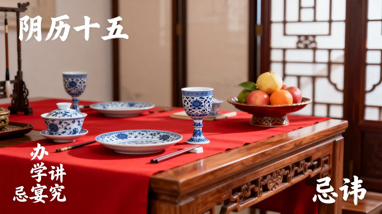阴历十五能否办学宴，农历十五办学宴有什么讲究和忌讳
