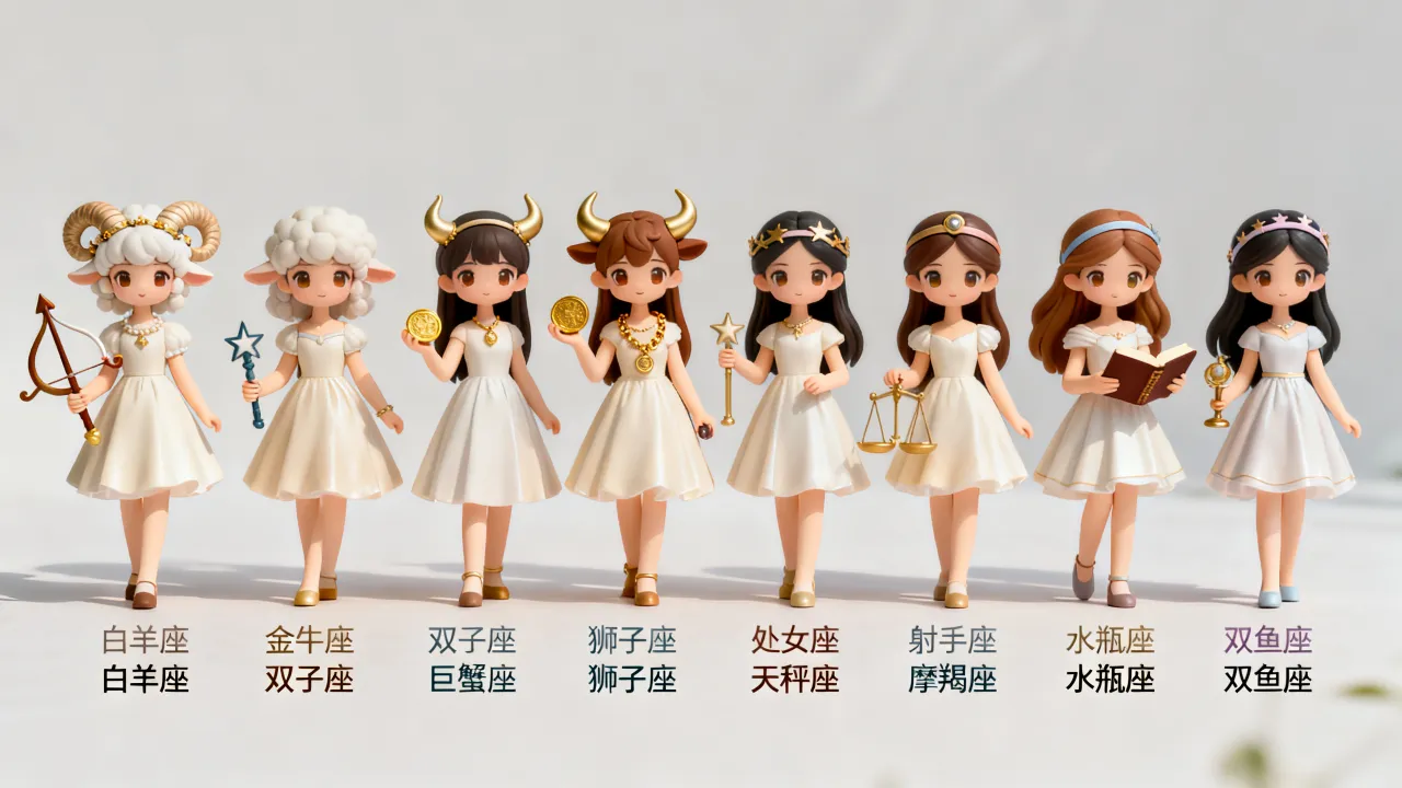十二星座公主图片大全有哪些?十二星座公主最全图集盘点 十二星座公主图片大全有哪些?十二星座公主最全图集盘点
