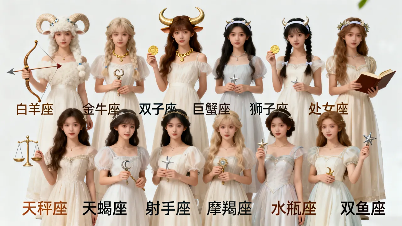 十二星座公主图片大全有哪些?十二星座公主最全图集盘点 十二星座公主图片大全有哪些?十二星座公主最全图集盘点