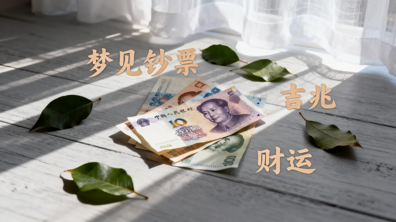 梦见钞票是什么意思，吉凶预兆，解梦运势