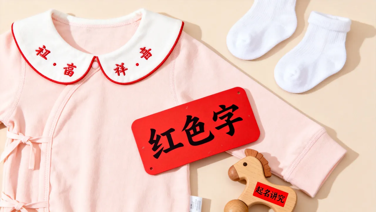 宝宝起名红色字怎么起，取名用红色字有什么讲究