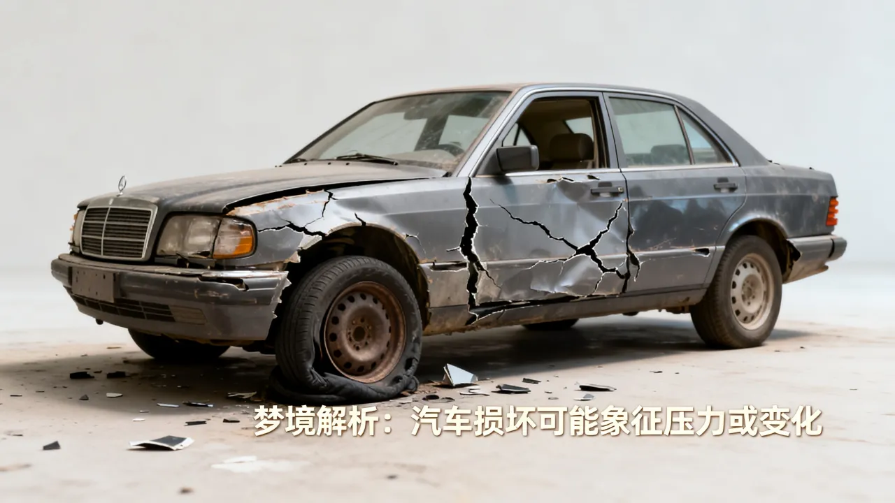 梦到车子烂了有何寓意，梦见汽车损坏预示什么预兆