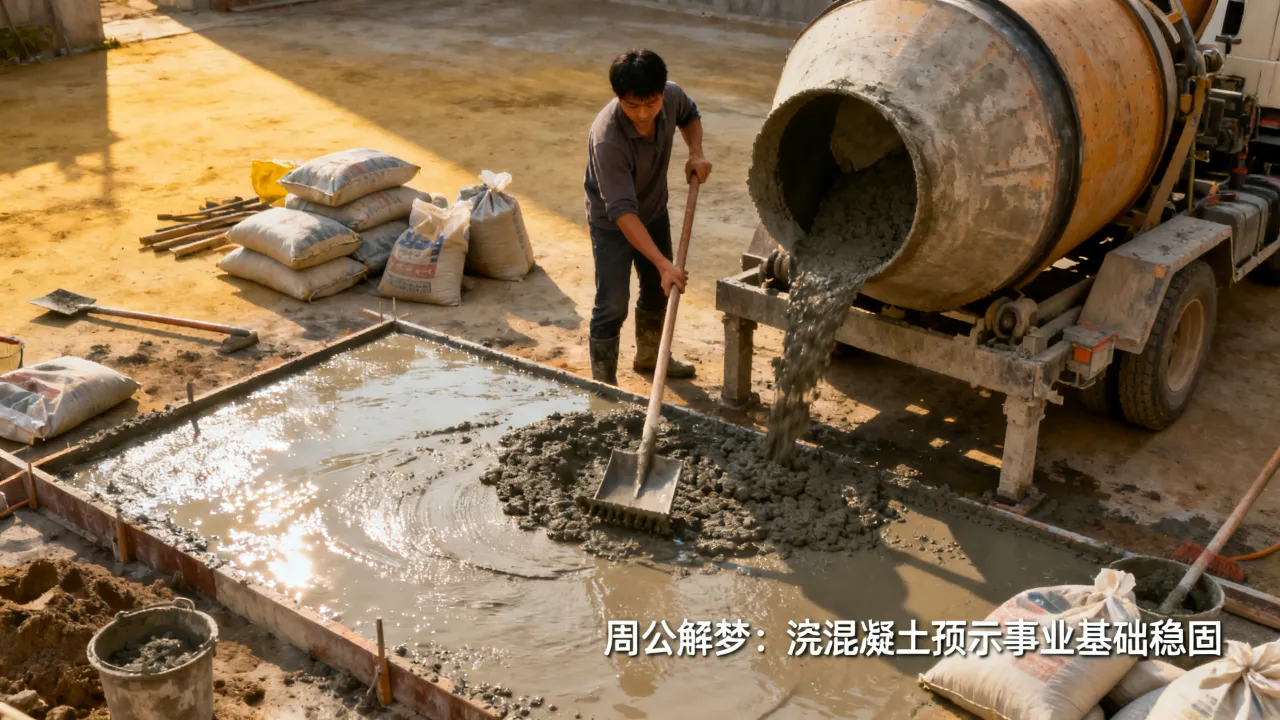 梦见浇混凝土预示了什么,周公解梦有何征兆 梦见浇混凝土预示了什么,周公解梦有何征兆