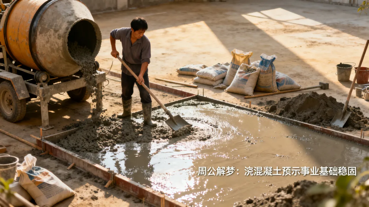 梦见浇混凝土预示了什么,周公解梦有何征兆 梦见浇混凝土预示了什么,周公解梦有何征兆