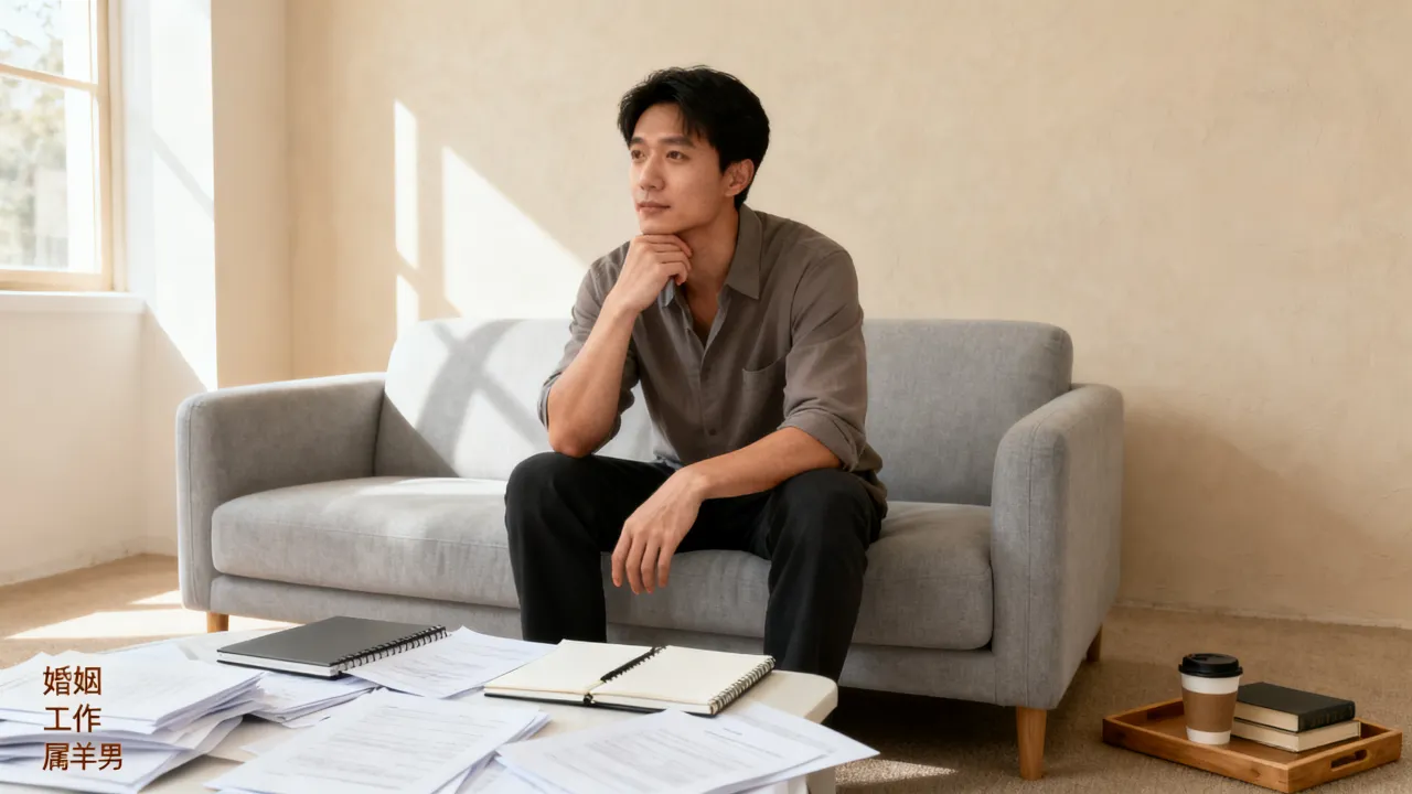 属羊男的命运真的差吗，婚姻工作为何不顺？