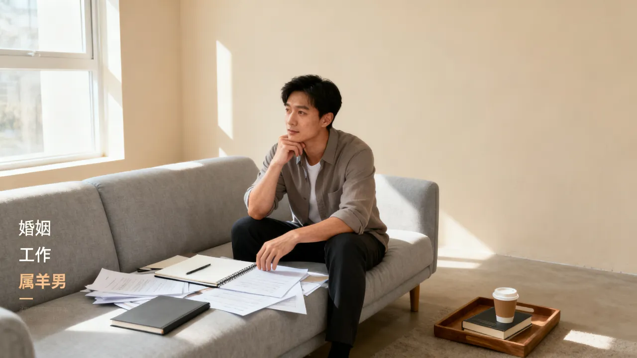 属羊男的命运真的差吗，婚姻工作为何不顺？