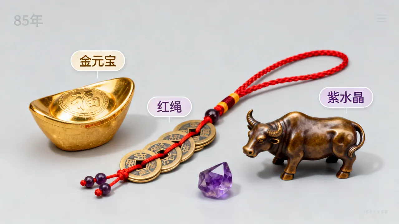 属牛的人2026年财运如何,85年属牛招财转运物件有哪些? 属牛的人2026年财运如何,85年属牛招财转运物件有哪些?