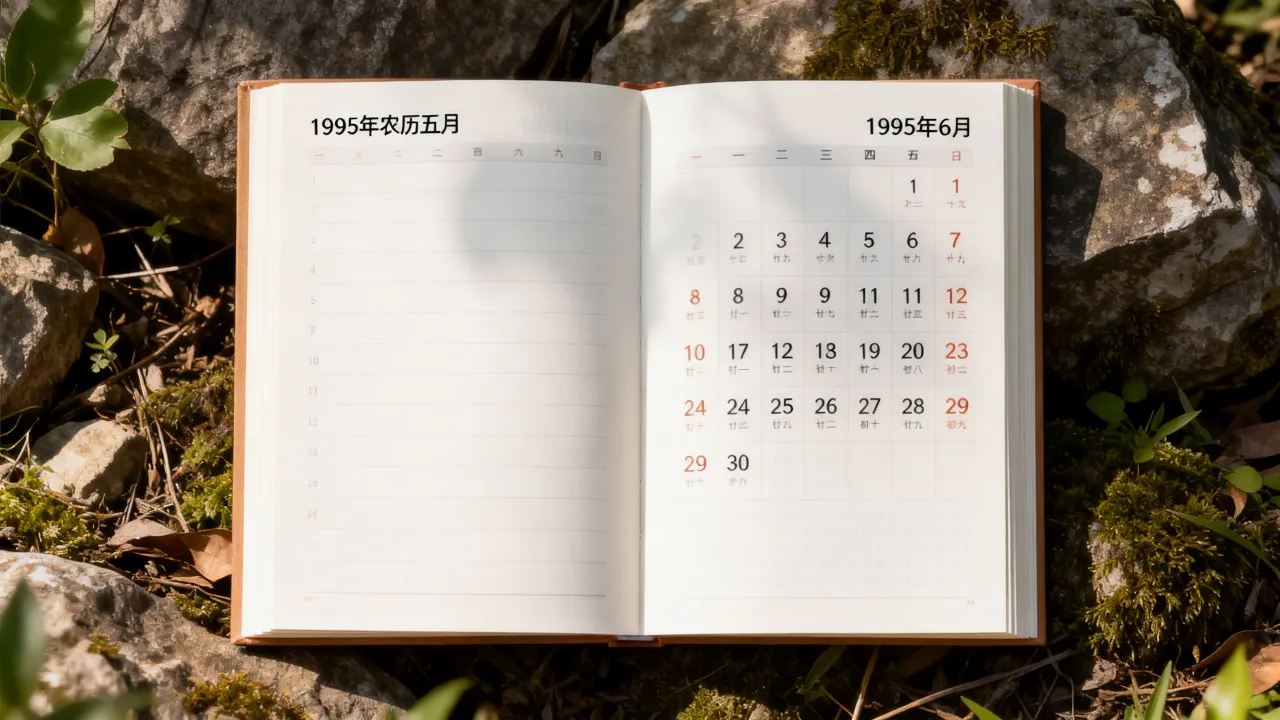1995年农历5月是阳历几月,阴历五月对应的公历日期? 1995年农历5月是阳历几月,阴历五月对应的公历日期?