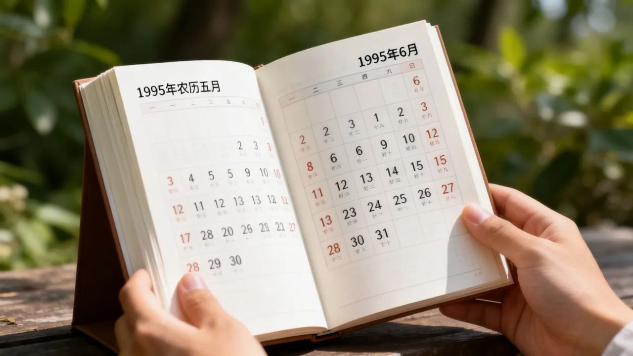 1995年农历5月是阳历几月,阴历五月对应的公历日期? 1995年农历5月是阳历几月,阴历五月对应的公历日期?