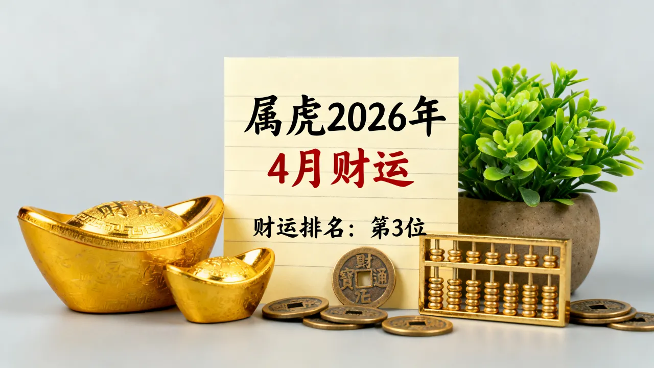 属虎2026年4月份财运如何,属虎2026年财运排名第几? 属虎2026年4月份财运如何,属虎2026年财运排名第几?
