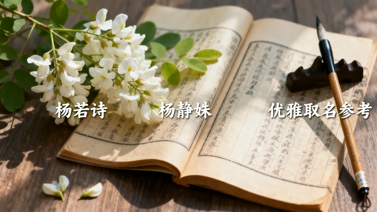 杨姓女宝宝怎么起名才优雅？杨姓女孩名字大全2025版