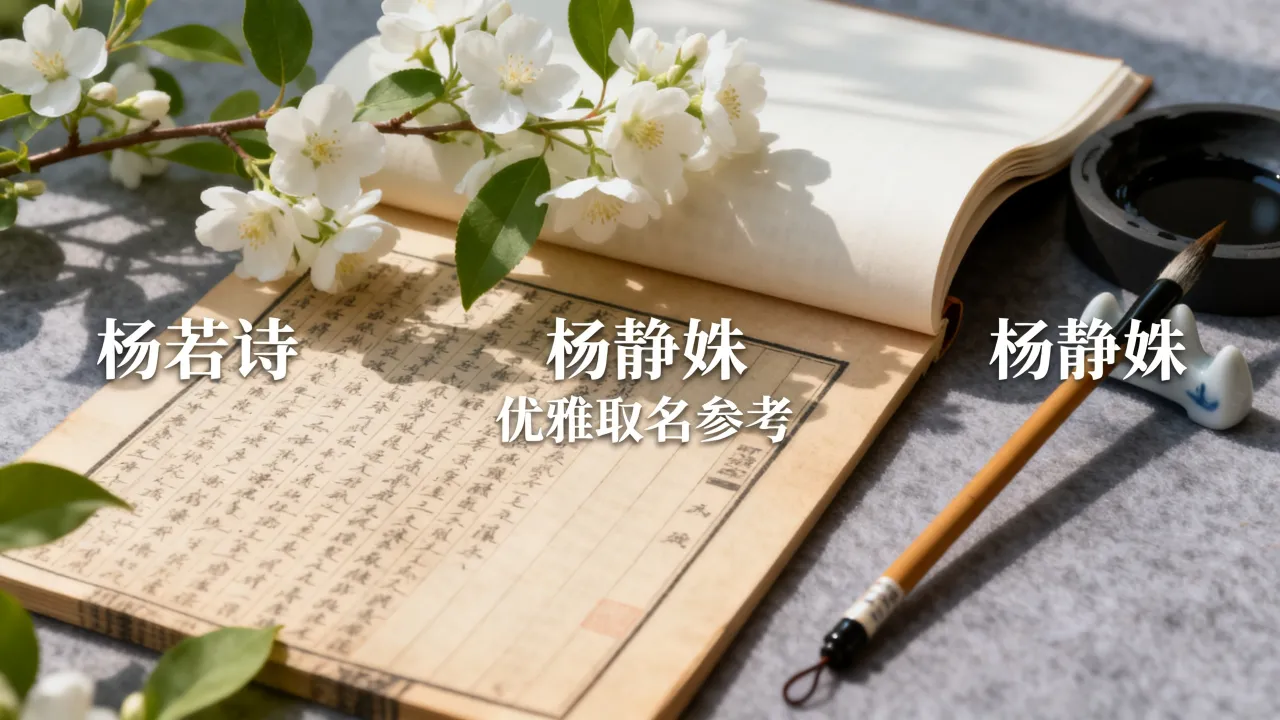 杨姓女宝宝怎么起名才优雅？杨姓女孩名字大全2025版
