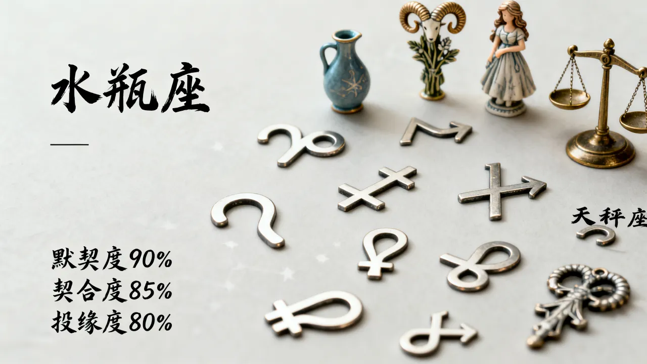 水瓶座和哪个星座最配?十二星座水瓶座配对全解析 水瓶座和哪个星座最配?十二星座水瓶座配对全解析