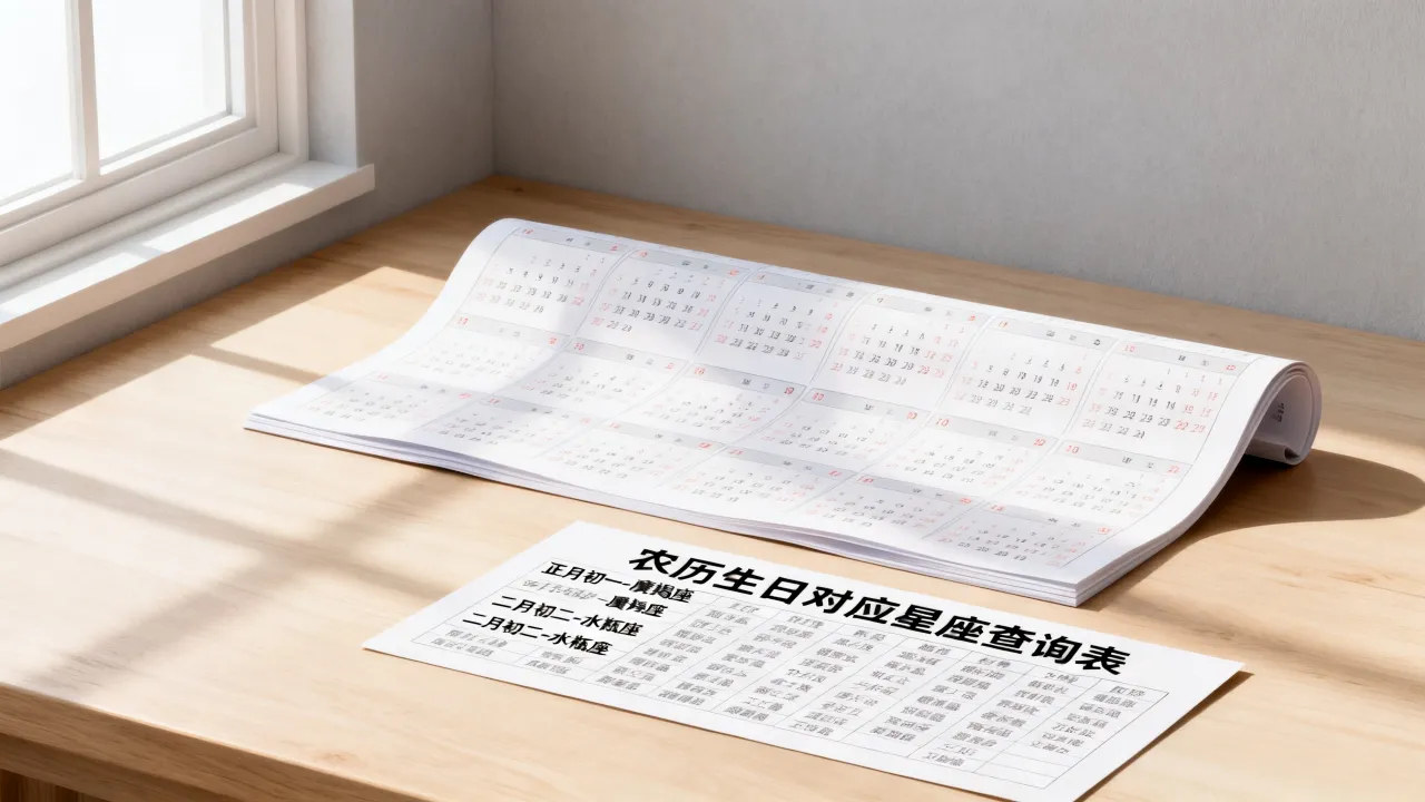 阴历星座大全怎么查，农历生日对应什么星座查询表？