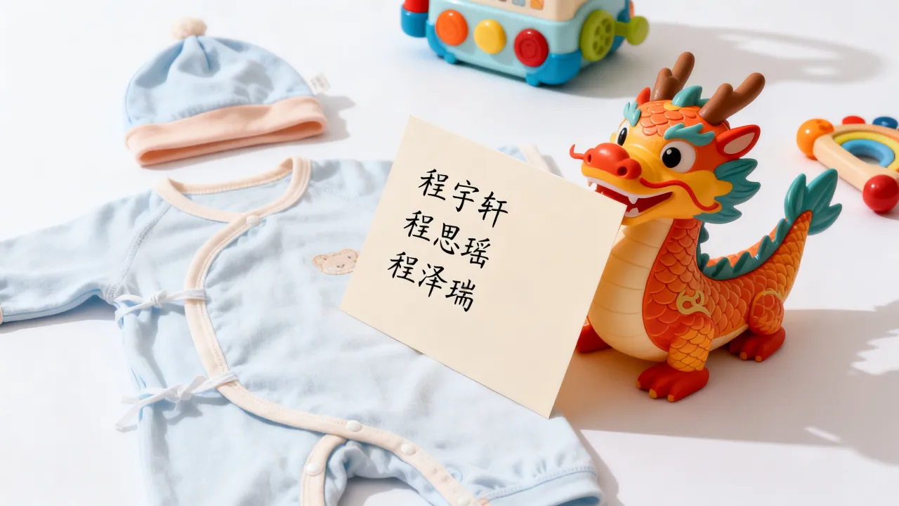 龙宝宝姓程怎么起名,程姓龙年宝宝取什么名字好? 龙宝宝姓程怎么起名,程姓龙年宝宝取什么名字好?