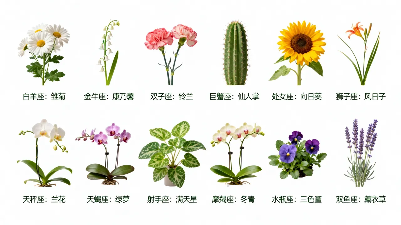 十二星座守护植物是什么?养哪种最旺你运势? 十二星座守护植物是什么?养哪种最旺你运势?
