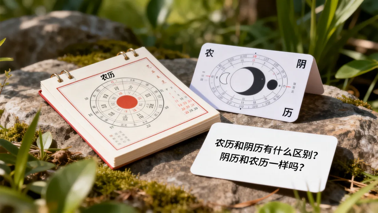 农历是真的还是阴历？农历和阴历有什么区别，阴历和农历一样吗？