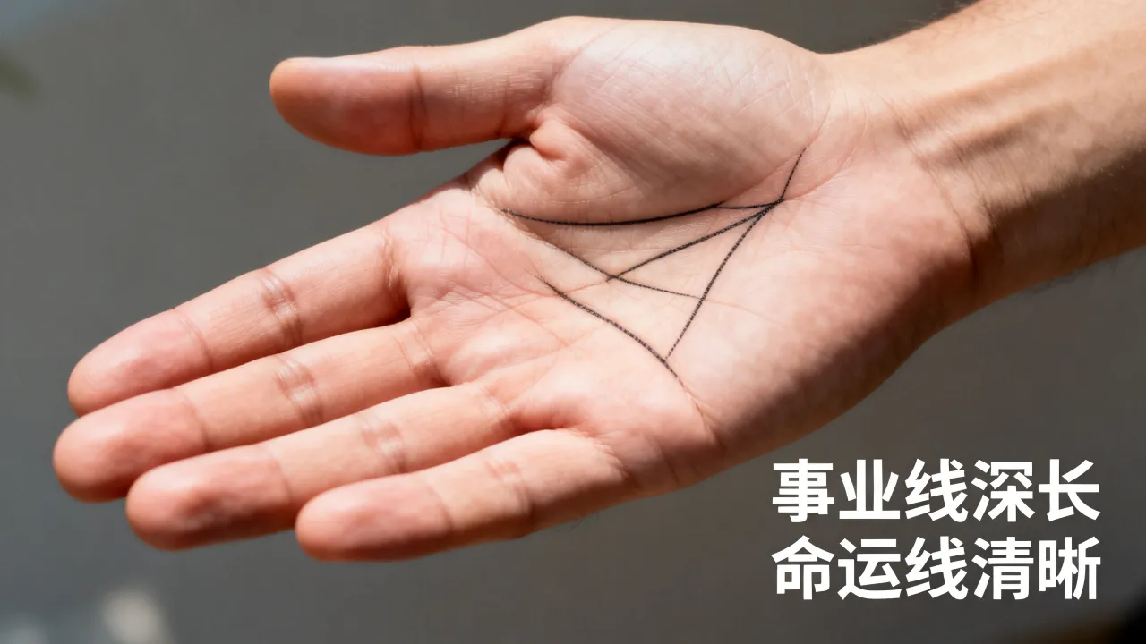 事业线命运线怎么看,手相事业线深长命运线清晰代表什么 事业线命运线怎么看,手相事业线深长命运线清晰代表什么
