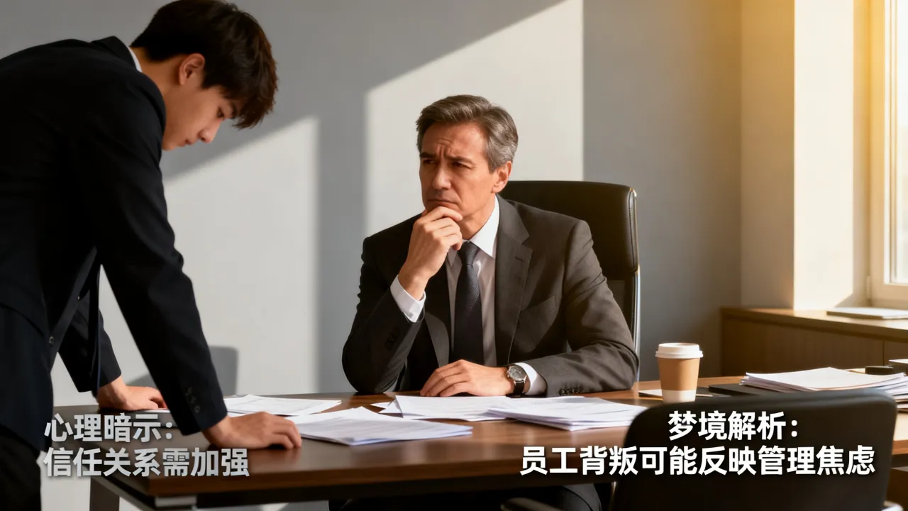 梦到员工背叛是什么兆头，梦见员工背叛自己有什么预兆？