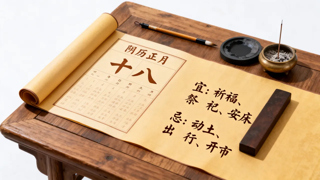 阴历正月十八黄历宜忌有哪些,这天适合做什么事? 阴历正月十八黄历宜忌有哪些,这天适合做什么事?