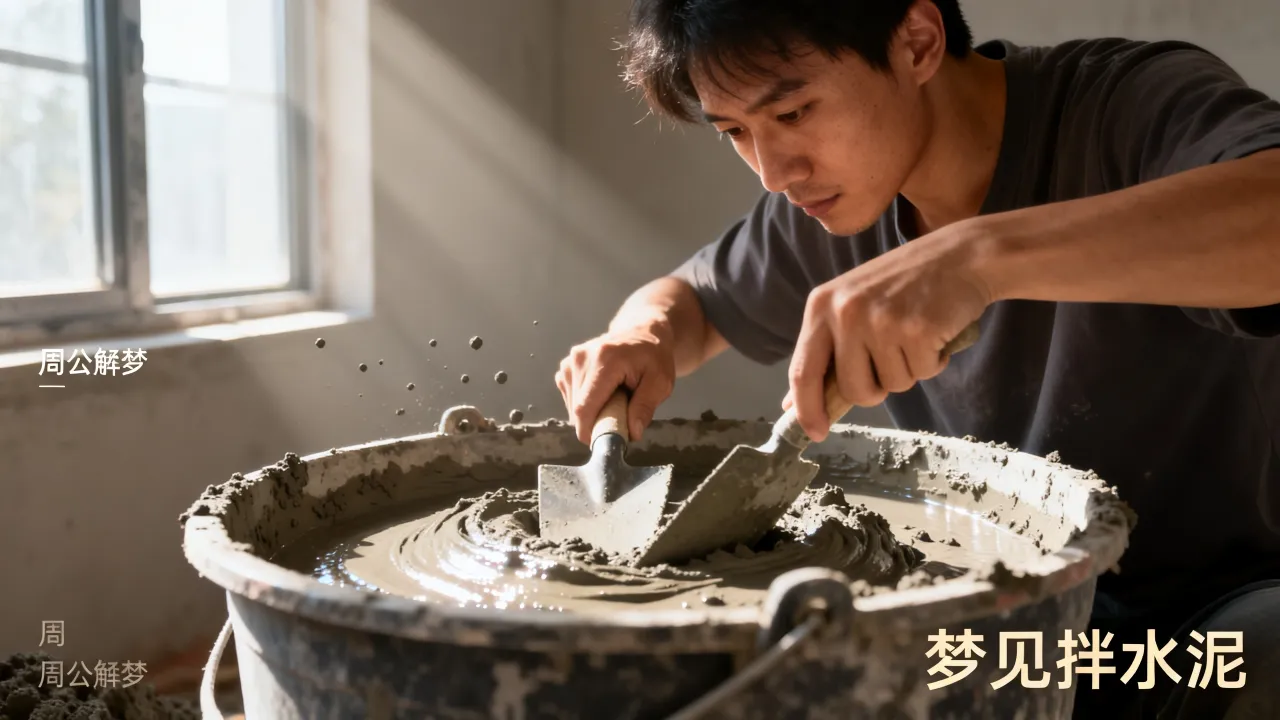 梦见拌水泥什么预兆,周公解梦梦见拌水泥好不好 梦见拌水泥什么预兆,周公解梦梦见拌水泥好不好