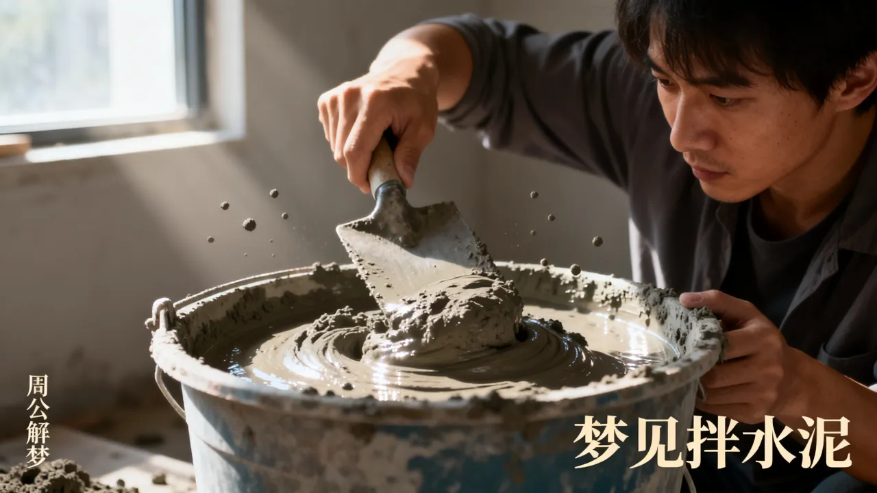 梦见拌水泥什么预兆,周公解梦梦见拌水泥好不好 梦见拌水泥什么预兆,周公解梦梦见拌水泥好不好