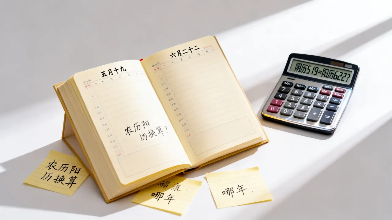 阴历519是阳历622吗,农历阳历换算五月十九六月二十二哪年 阴历519是阳历622吗,农历阳历换算五月十九六月二十二哪年