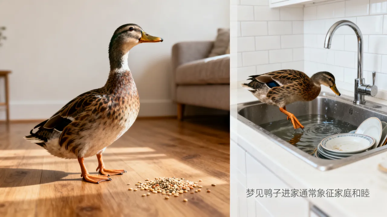 梦到鸭子进家是什么预兆,梦见鸭子进屋有什么征兆 梦到鸭子进家是什么预兆,梦见鸭子进屋有什么征兆