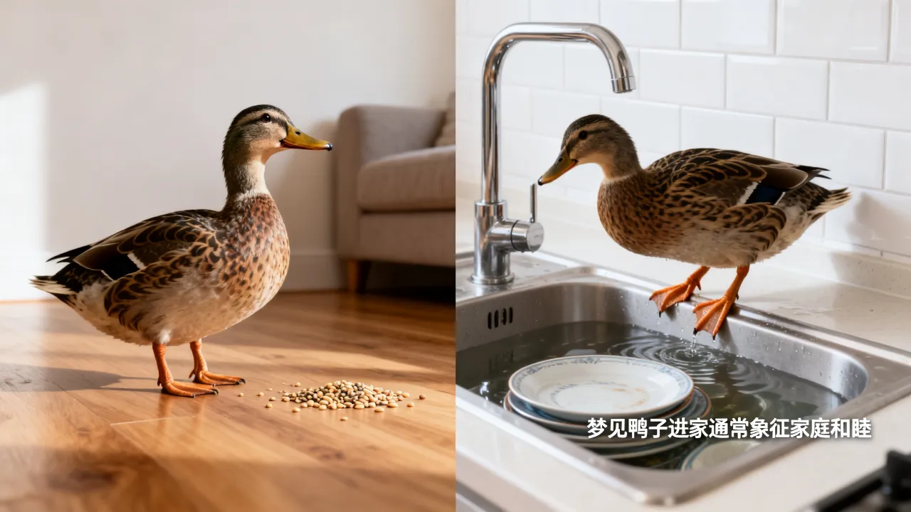 梦到鸭子进家是什么预兆，梦见鸭子进屋有什么征兆