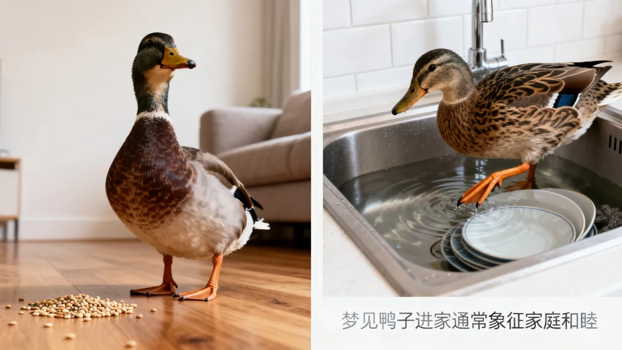 梦到鸭子进家是什么预兆,梦见鸭子进屋有什么征兆 梦到鸭子进家是什么预兆,梦见鸭子进屋有什么征兆