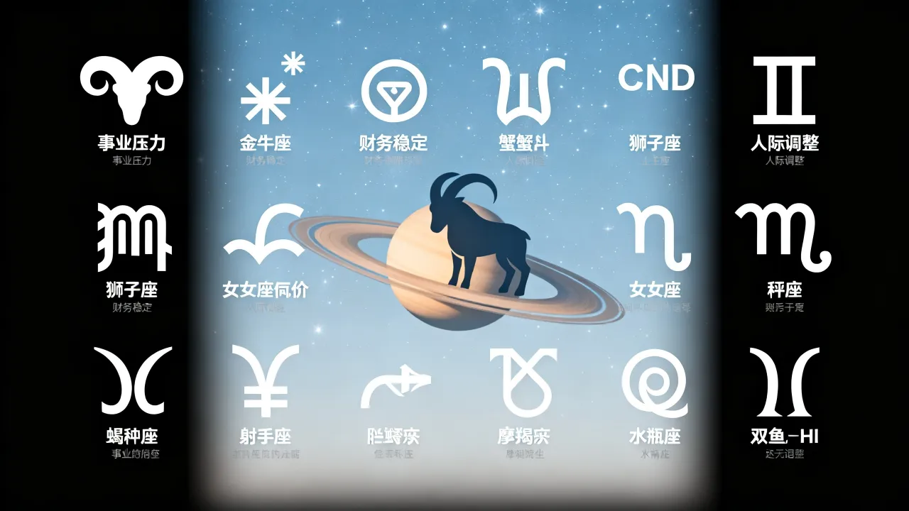 土星入摩羯对十二星座有何影响,各星座运势如何? 土星入摩羯对十二星座有何影响,各星座运势如何?