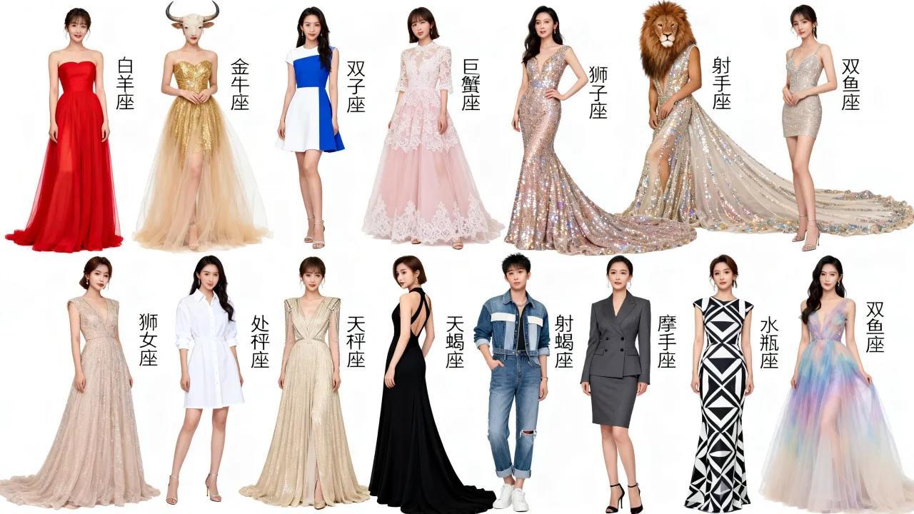 十二星座礼服排名，哪个星座穿礼服最美？
