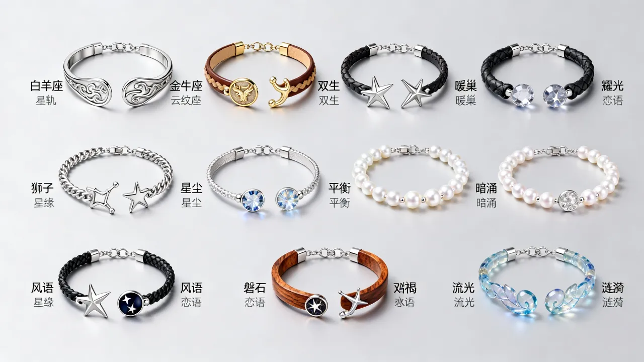 十二星座情侣手链怎么选?十二星座情侣手链哪个牌子好? 十二星座情侣手链怎么选?十二星座情侣手链哪个牌子好?