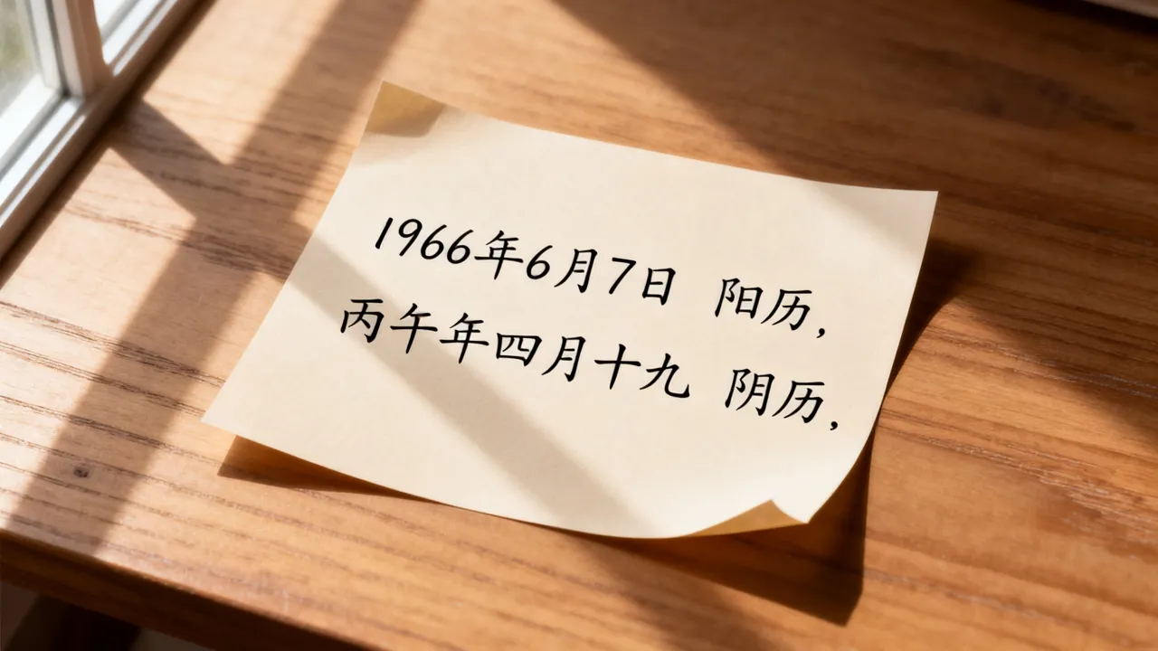 66年6月7日阳历阴历是什么,66年6月7日农历几月几日? 66年6月7日阳历阴历是什么,66年6月7日农历几月几日?