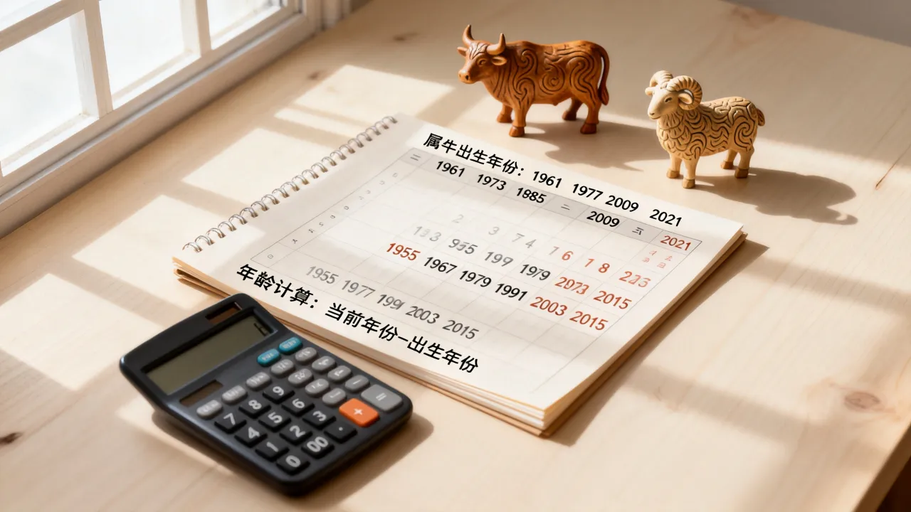 属牛哪年出生属羊哪年出生的？属牛属羊出生年份年龄怎么查