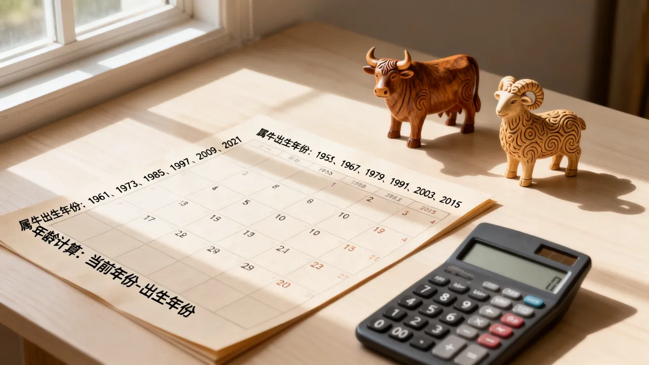 属牛哪年出生属羊哪年出生的？属牛属羊出生年份年龄怎么查