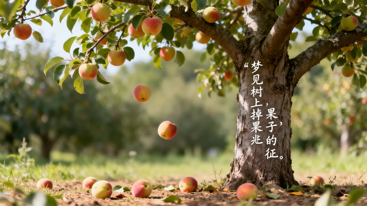 梦见树上掉下是什么征兆，梦见树上掉下果子意味着什么