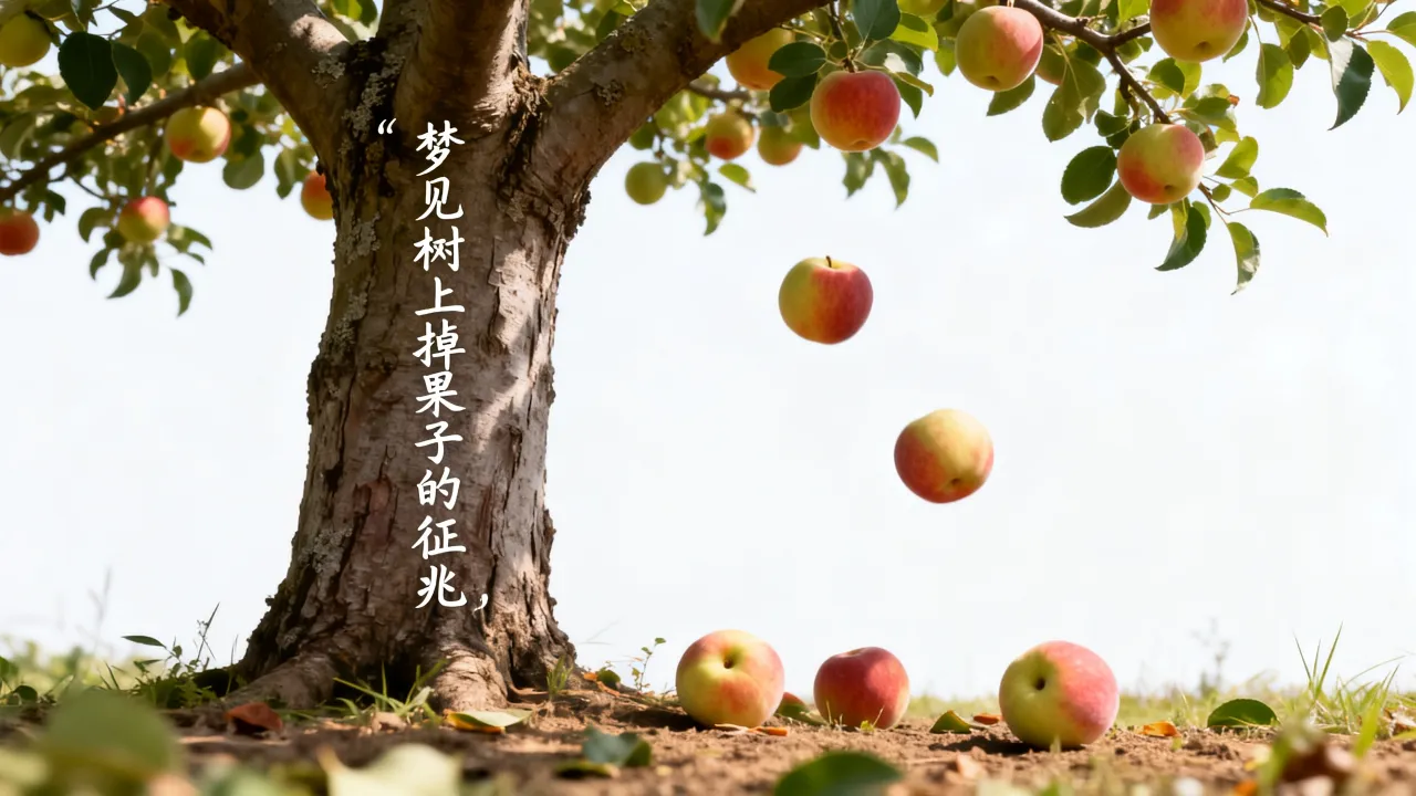 梦见树上掉下是什么征兆，梦见树上掉下果子意味着什么