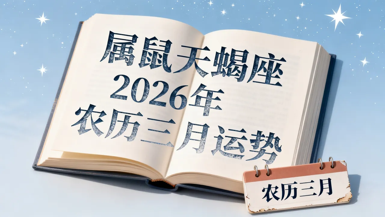 属鼠天蝎座2026年农历三月运势如何,天蝎座三月运势好不好 属鼠天蝎座2026年农历三月运势如何,天蝎座三月运势好不好